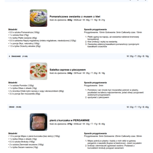 Dieta niski indeks glikemiczny 1800 kcal